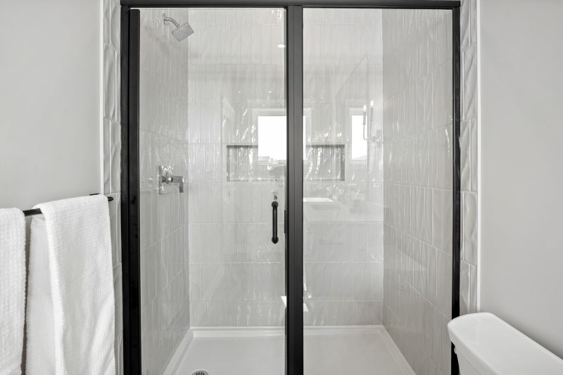 Stylish Shower with Frameless Glass